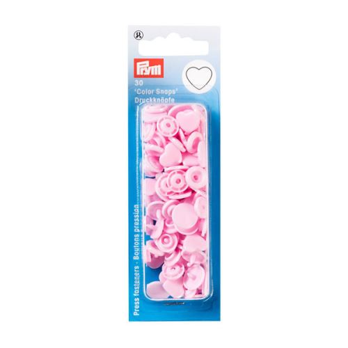 Patentky Prym srdiečka "Color Snaps" 393318