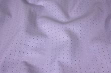 Koženka svetlo fialová, dierkový vzor, š.150