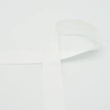 Guma saténová biela, 30 mm