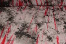 Šatovka hnědo-červená batika, š.140
