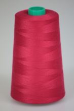 Nit KORALLI polyesterová 120, 5000Y, odstín 3550, růžová-červená