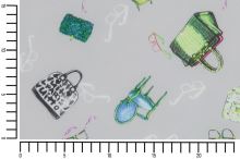 Úplet SCUBA šedý, barevná křesla a brýle, š.145 (3)