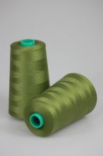 Nit KORALLI polyesterová 120, 5000Y, odstín 6860, zelená
