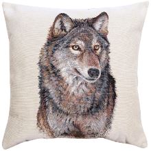 Dekorační polštář vlk, 45x45 cm