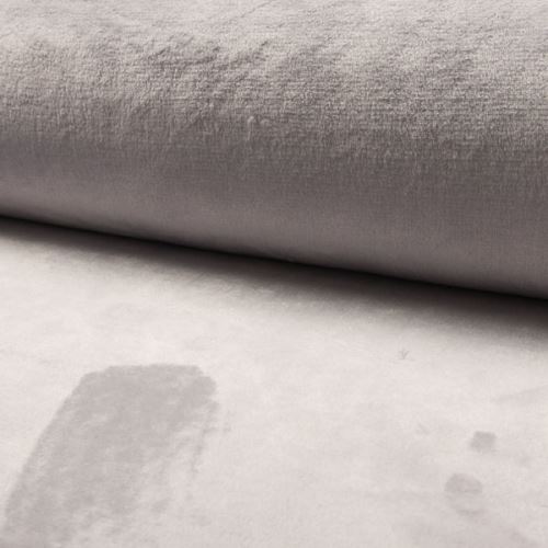 Coral fleece - wellsoft svetlo šedý, š.145