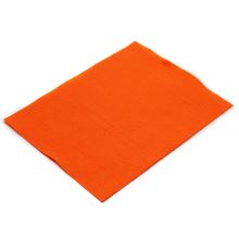 Filc rezaný 20x25cm/1,5mm, tmavo oranžový