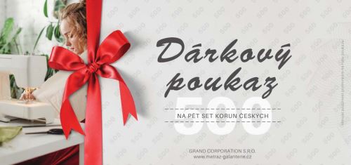 Darčekový poukaz 500 Kč