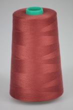 Nit KORALLI polyesterová 120, 5000Y, odstín 2820, růžová-hnědá