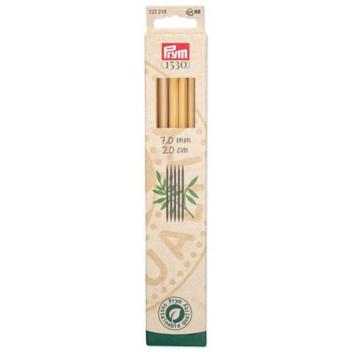 Ponožkové ihlice Prym bambusové 20 cm, veľkosť 7,0