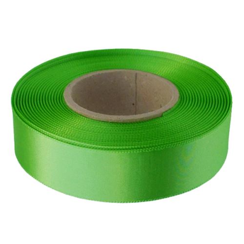Stuha atlasová zelená, šírka 24mm