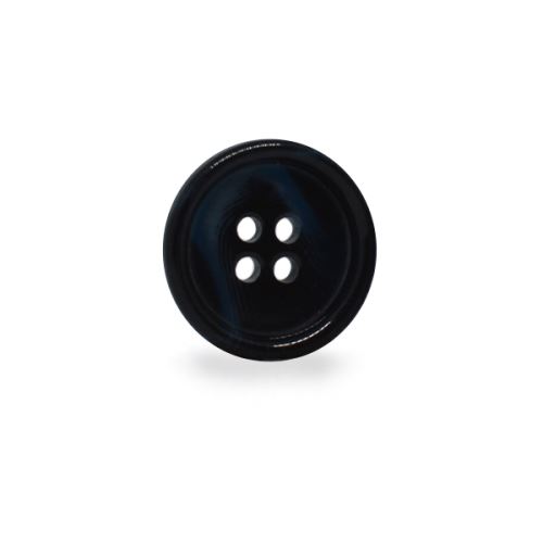Knoflík 20mm, tmavě modrý, lesklý