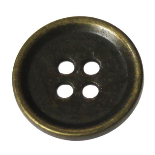Gombík mosadz K28-6, priemer 18 mm.
