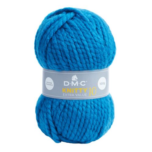 Priadza KNITTY 10 100g, modrá - odtieň 740
