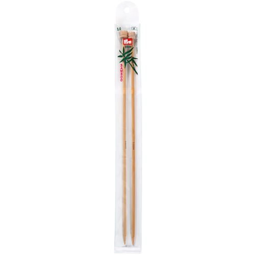 Rovné pletacie ihlice Prym bambusové 33 cm, veľkosť 5,0