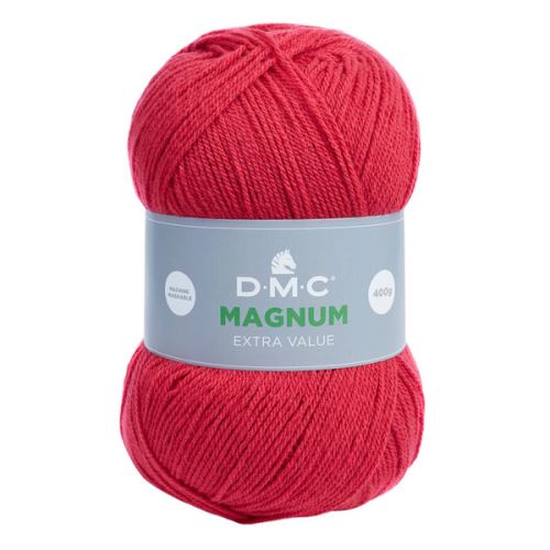 Priadza MAGNUM 400g, jahodová červená - odtieň 694