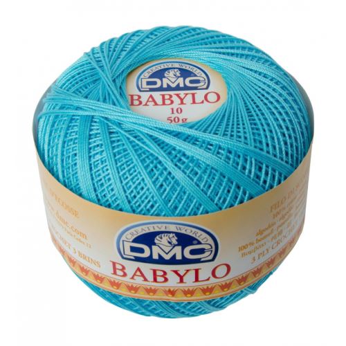 Priadza Babylo 50g, sila 10, tyrkysová - odtieň 3846