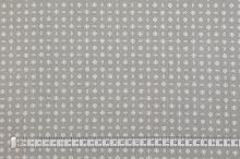 Bavlnené plátno šedé, biely drobný vzor, š.140