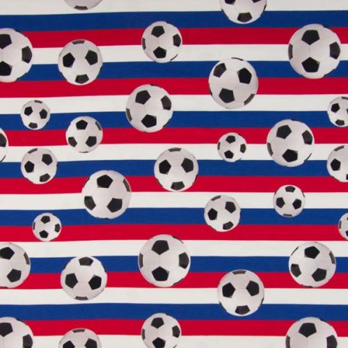 Úplet futbalové lopty na trikolóre, š.155