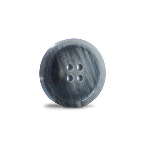 Gombík 20mm, černošedý mramor, lesklý