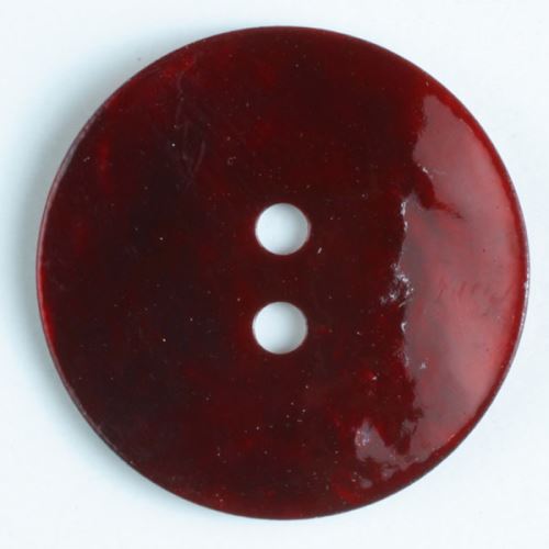 Knoflík perleťový tmavě červený 300904, 18mm