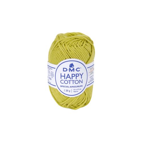 Priadza HAPPY COTTON 20g, žltozelená - odtieň 752