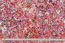 Softshell 22517 růžové konfety, š.145