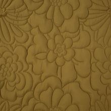Prikrývka ALARA horčicová, kvetinový vzor, 230 x 260cm
