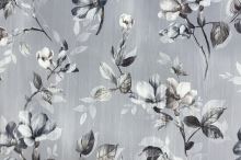 Dimout šedý, kvety, š.150