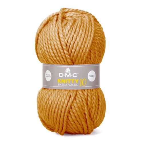 Priadza KNITTY 10 100g, horčicová - odtieň 766