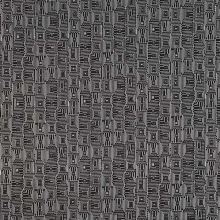 Úplet černý, bílý geometrický vzor, š.150