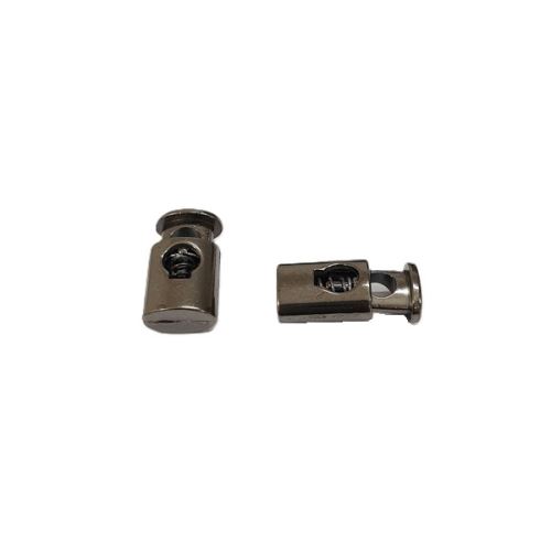 Kovová brzdička grafit, 20x9 mm
