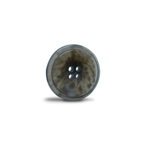 Knoflík 20mm, šedý mramorový, lesklý