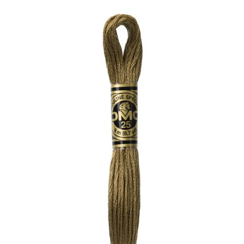 Priadza MOULINÉ SPÉCIAL, zelenohnedá - odtieň 610