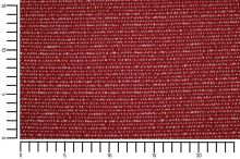 Úplet A0253 vínový, drobný bílý vzor, zlatý lurex, š.145 (6)
