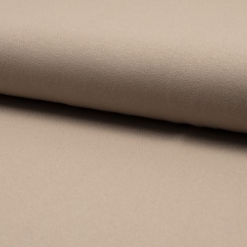 Úplet žoržet DE LUXE mocca, 260g/m, š.145