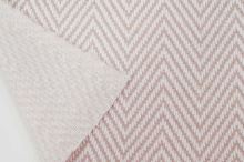 Kabátovina N6970, púdrovo-biely cik cak, š.150 (3)