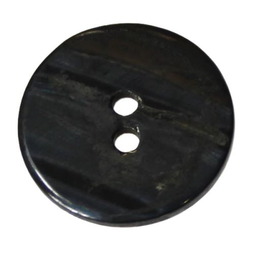 Gombík perleťový tmavý K32-11, priemer 20 mm.
