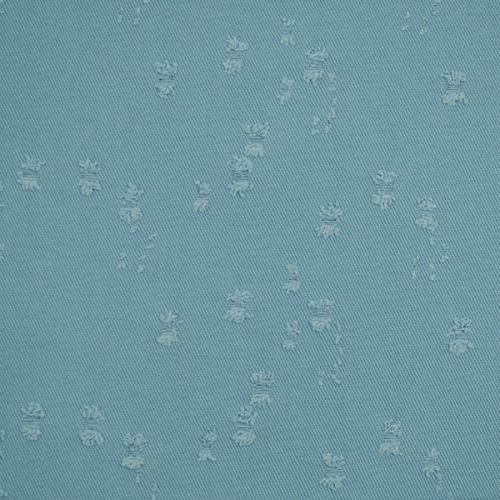 Denim modrý, menšie diery, š.140