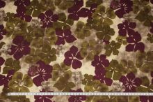 Šatovka béžovo-hnedá, fialový kvet, š.145