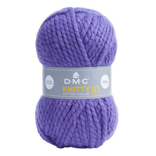 Priadza KNITTY 10 100g, fialová - odtieň 884