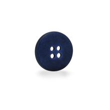 Knoflík 20mm, tmavě modrý s šedým perleťovým okrajem, lesklý (1)