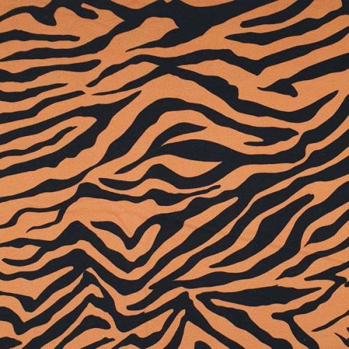 Teplákovina B0082, béžovo-čierna zebra, š.170