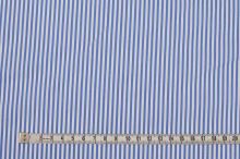 Košilovina modro-bílý pruh, š.145