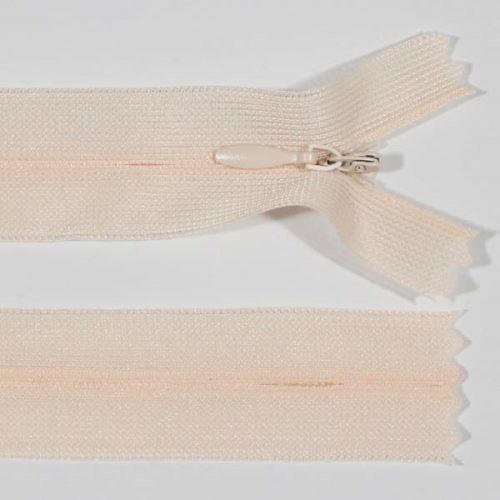 Zip skrytý šatový 3mm dĺžka 55cm, farba 361