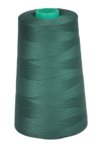 Niť KORALLI polyesterová 120, 5000Y, odtieň 6610, zelená