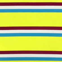 Úplet 21936 žluto-červeno-modré pruhy, š.150