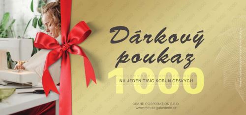 Darčekový poukaz 1 000 Kč