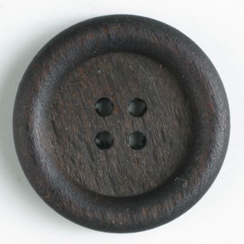 Knoflík dřevěný 241038, 18mm