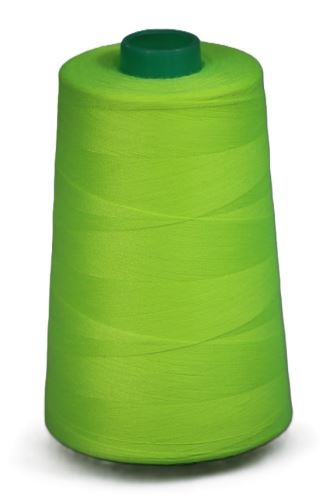 Niť KORALLI polyesterová 120, 5000Y, odtieň 6820, zelená