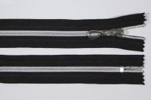 Zip spirálový 6mm délka 10cm, barva 332 (nedělitelný) se stříbrnými zoubky